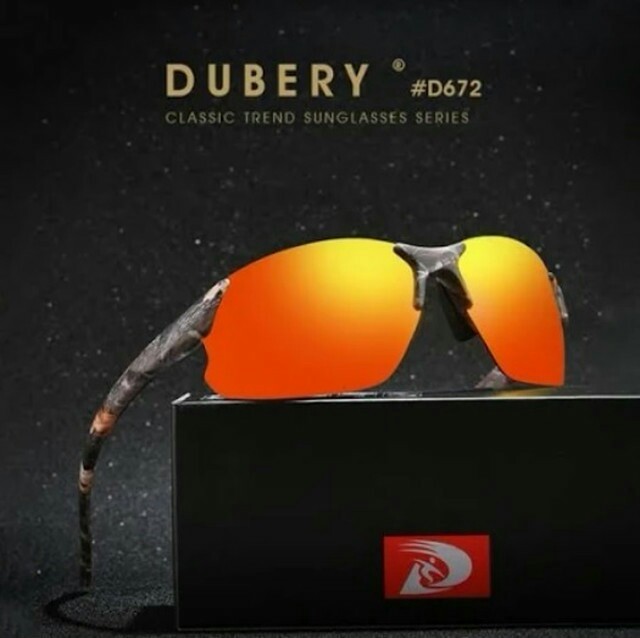 新品 送料込み DUBERY ミラーレンズ カモフラージュ スポーツサングラス