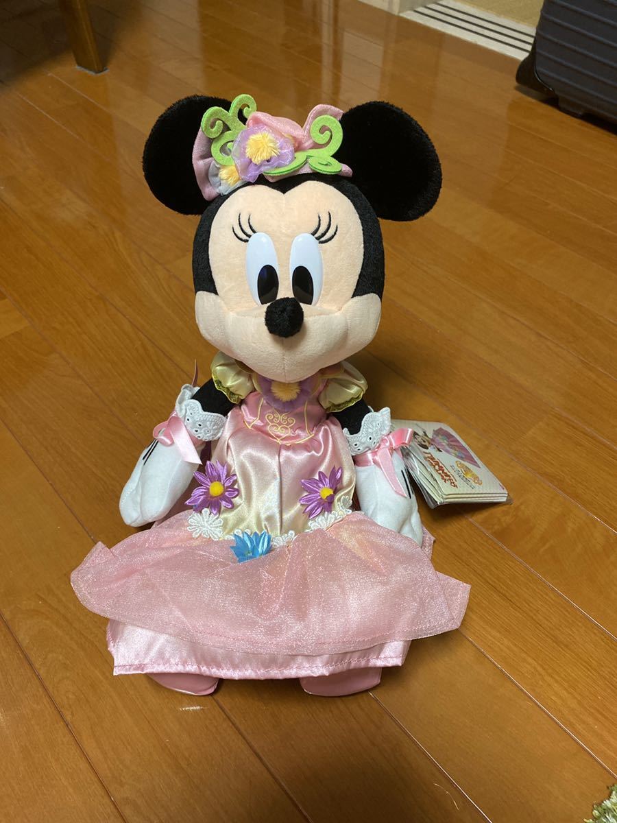  complete sale goods Berry Berry minnie Disney Land Minnie Mouse soft toy minnie new goods tag attaching 
