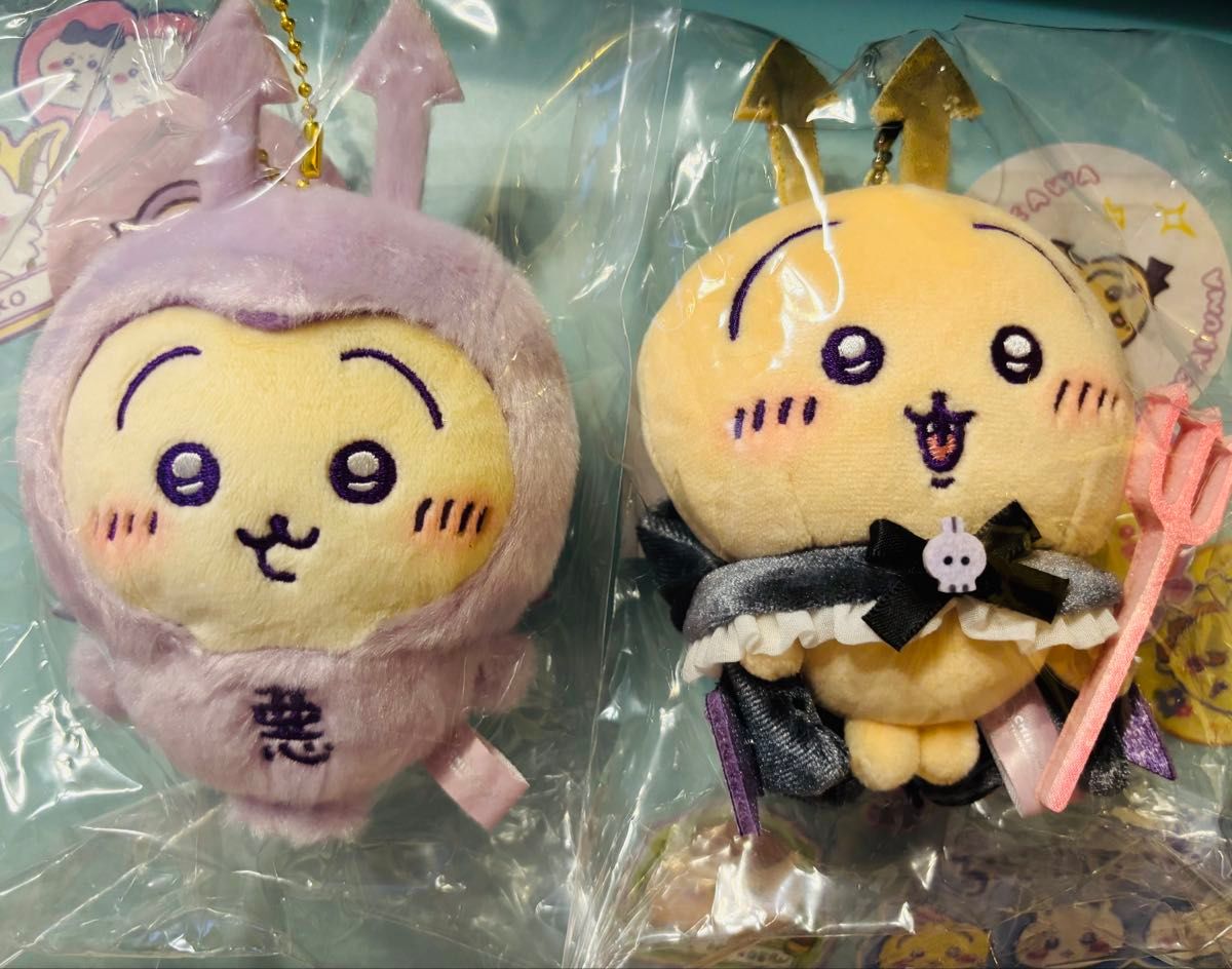 ちいかわ うさぎ マスコット まとめ売り セット ② あくまのあかちゃん ちいかわ てんし&あくま マスコット うさぎ2個セットまじかる