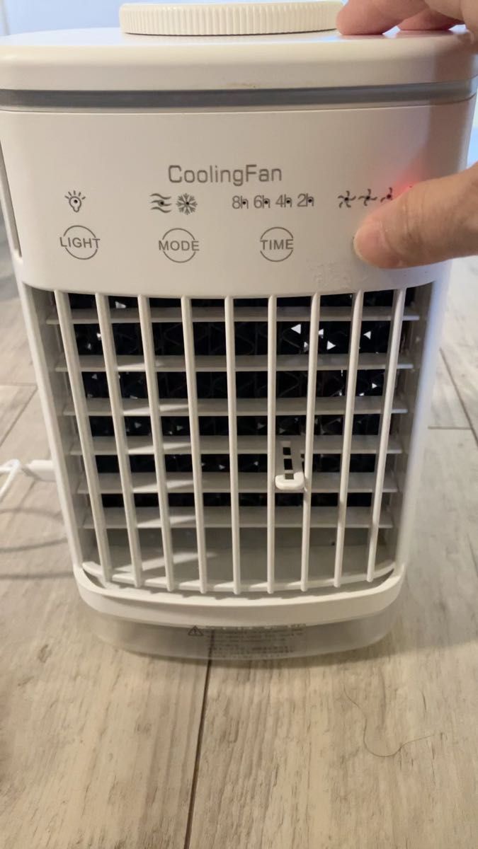 冷風機 扇風機 卓上 ライト クーリングファン 省エネ USB充電