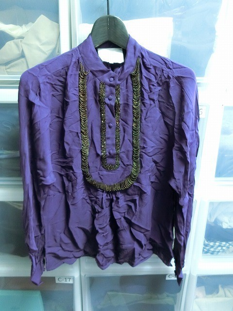 3.1 Phillip Lim silk shirt long sleeve 0 purple #114776 Philip rim 