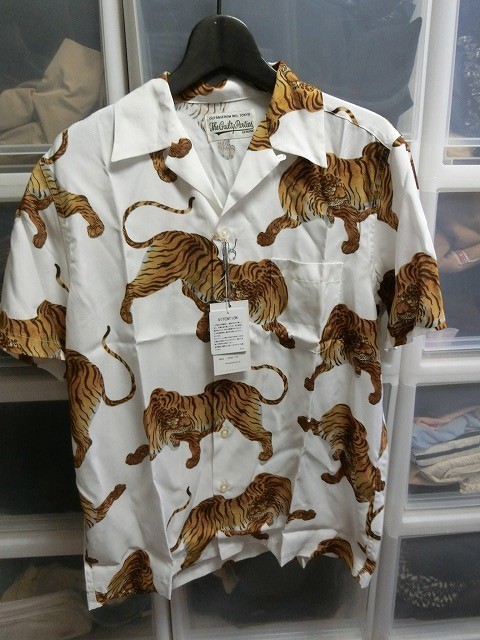 WACKO MARIA HAWAIIAN SHIRT アロハシャツ ハワイアン M ホワイト #20FWE-WMS-HI01 ワコマリア