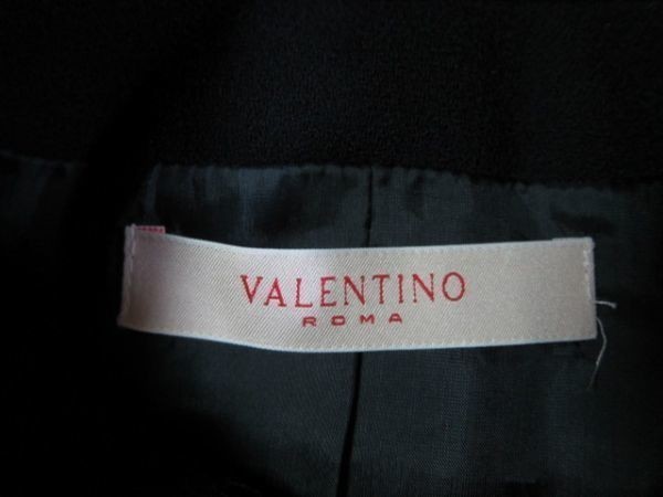 VALENTINO ROMA ショートジャケット 40/6 ブラック #73-91650-7526-0A ヴァレンティノ_画像3