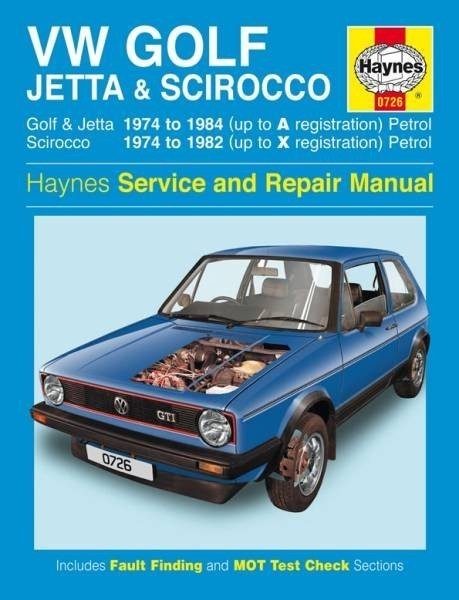 整備書 整備 修理 リペア リペアー ゴルフ ジェッタ GOLF JETTA シロッコ Scirocco Mk 1 Petrol 1.5 1.6 and 1.8 1974 - 1984 ^在
