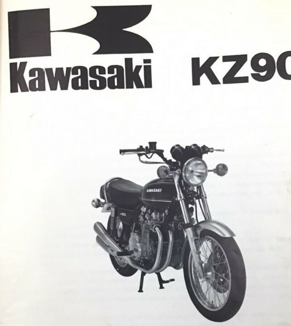 メーカー 純正 1976 後期 の KZ900 A4 Z900 A4 対応 原版 カワサキ 純正 整備書 KAWASAKI マニュアル サービス 要領 予備検 Z1 Z1F ^在u