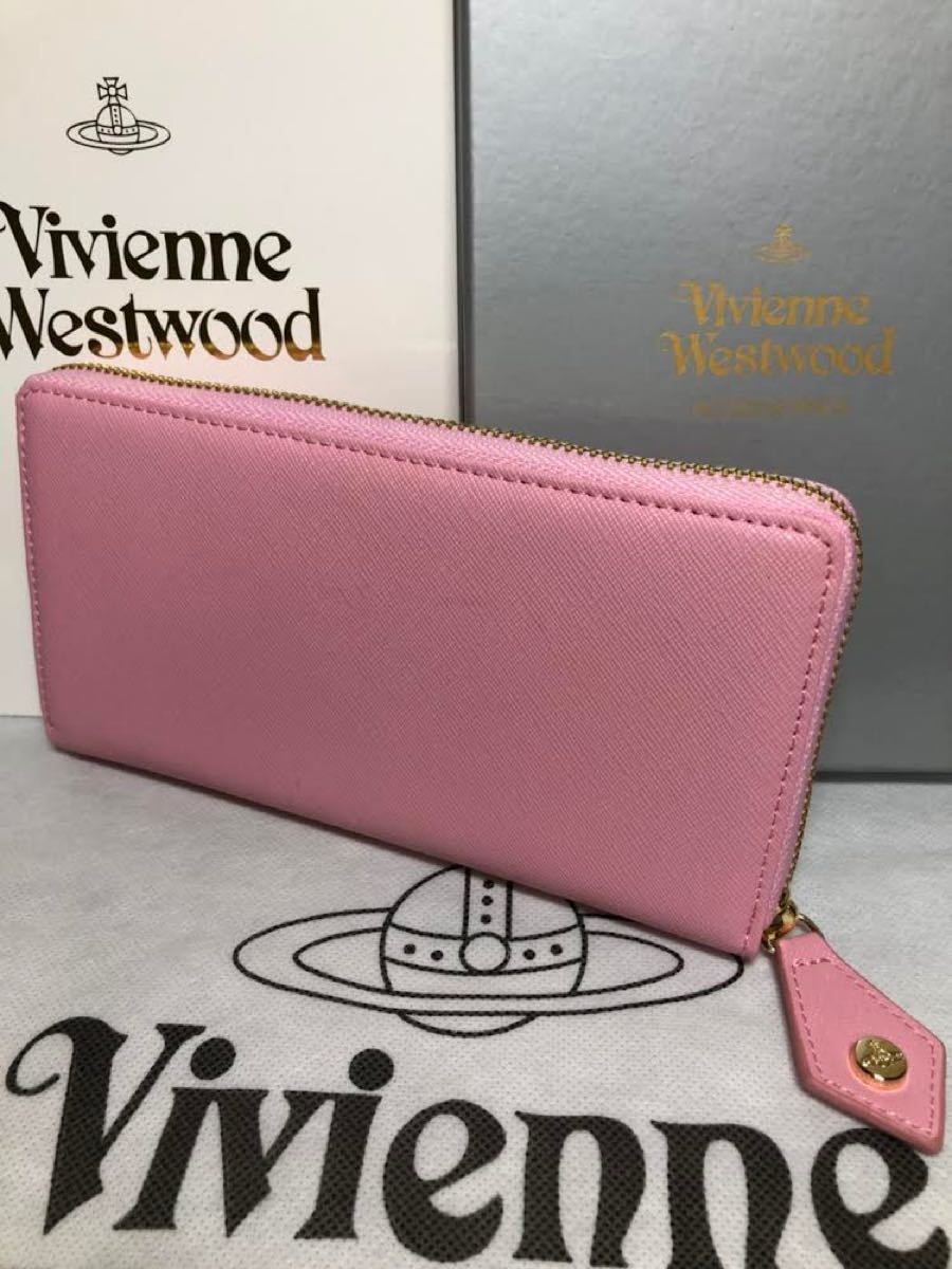 ヴィヴィアン Vivienne Westwood 長財布 ピンク 正規品