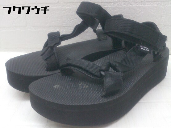 Teva テバ 厚底 スポーツ 数量限定セール サイズ25 レディース サンダル ブラック Teva テバ 厚底 スポーツ 数量限定セール サイズ25 レディース サンダル ブラック