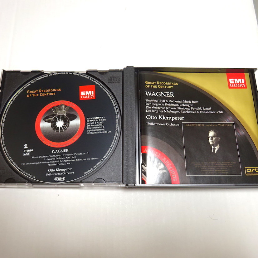 即決 輸入盤/2CD「ワーグナー管弦楽作品集」クレンペラー klemperer wagner_画像3