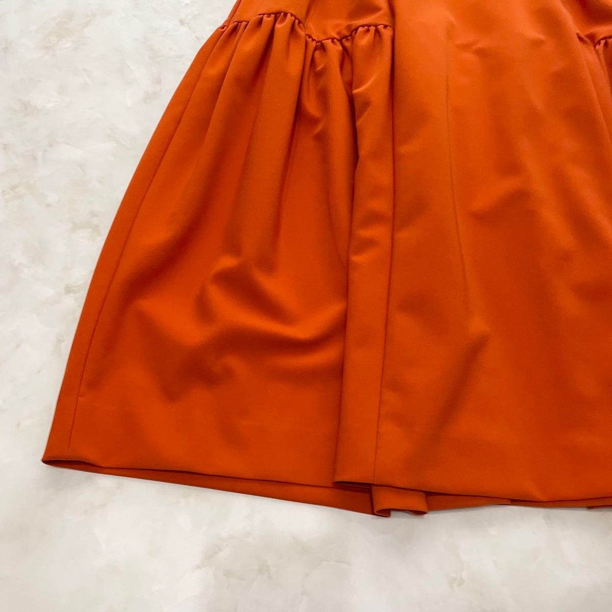 フォクシー ワンピース 38 サイドギャザー 美品 FOXEY NEWYORK フォクシー ドレス レディエンパイア
