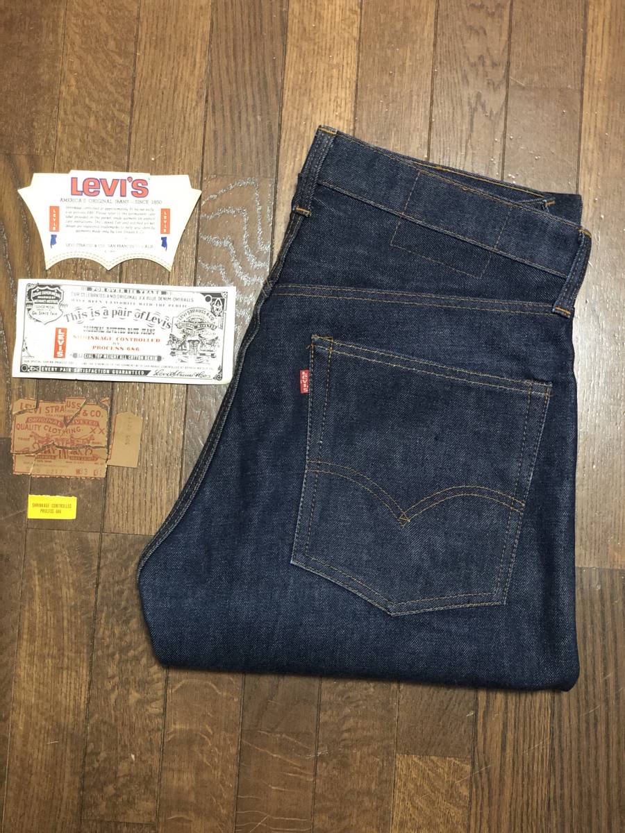 Yahoo!オークション - 70s LEVIS 505 66前期 W33L31 NON...