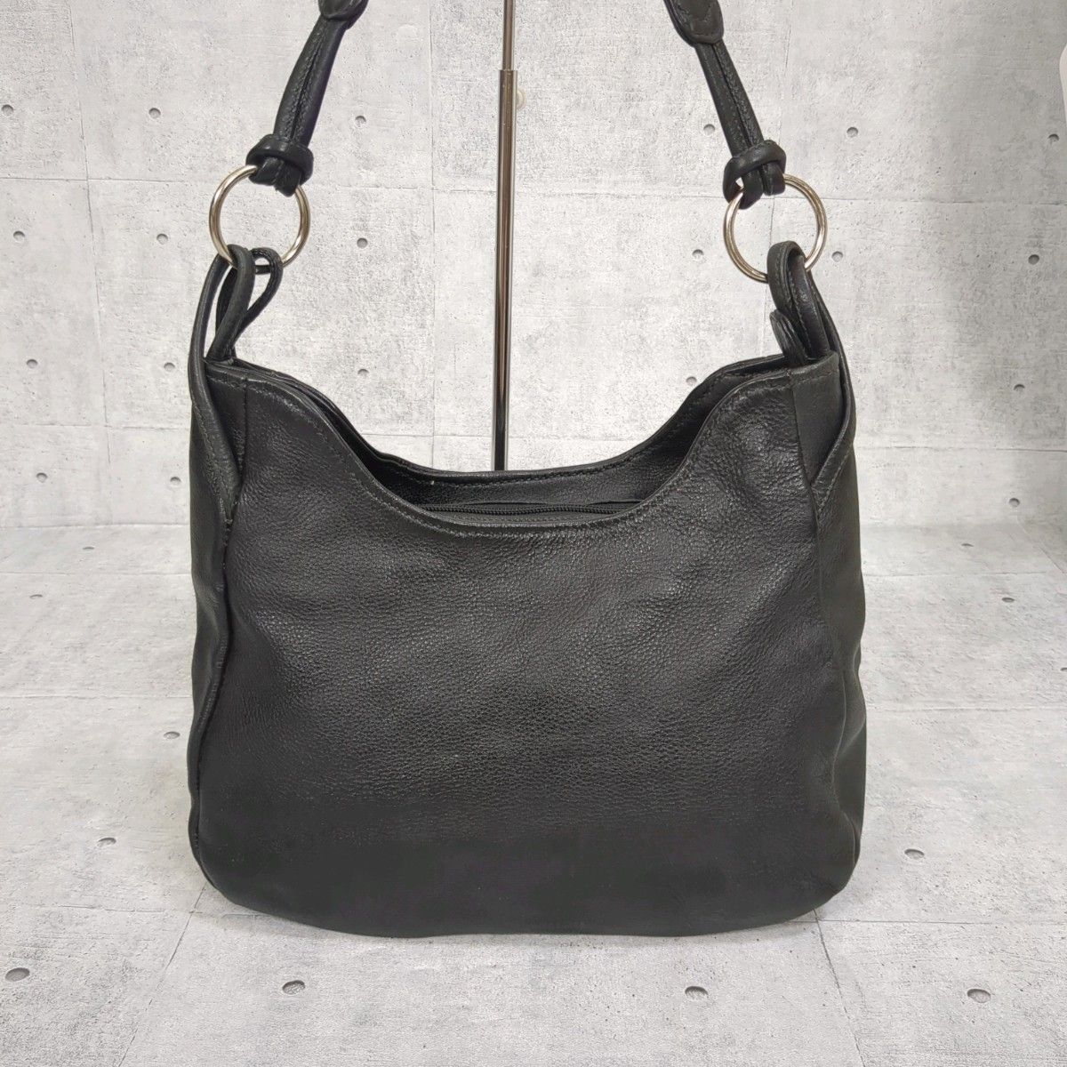 希少 00s Y2K sazaby archive 黒 ワンショルダーバッグ 00s y2k archive oneshoulder bag halfmoon レザー ハンドバッグ