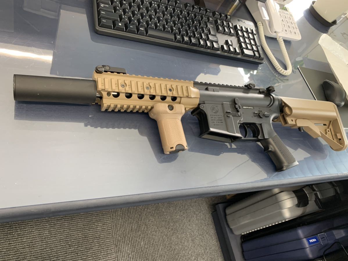 東京マルイM4ライトプロ用 アルミ製 14mm逆ネジアウターバレル 東京マルイM4ライトプロ用 アルミ製 14mm逆ネジアウターバレル
