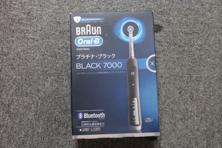 在庫限り　ブラウン　オーラルB　電動歯ブラシ　プラチナブラック　BLACK7000　D36.535.6XS