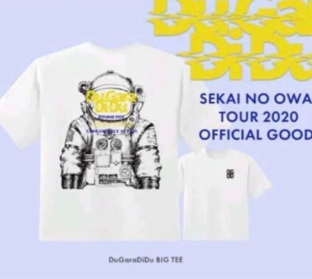 セカオワ 非売品 半袖Tシャツ SEKAI NO OWARI ドゥガラ 未使用 非売品 セカオワ 半袖 Tシャツ ライブグッズ SEKAI NO