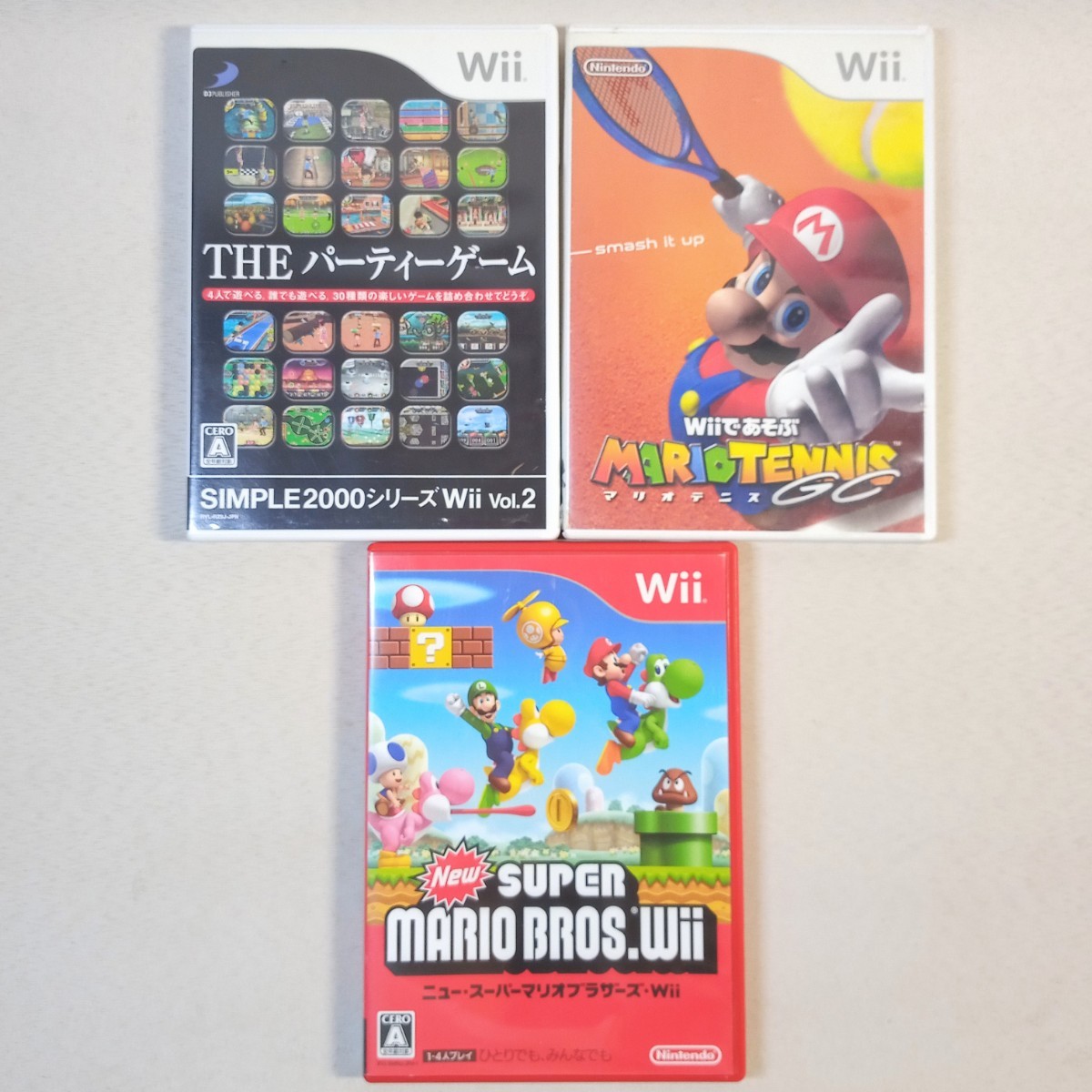 Paypayフリマ 任天堂 Wiiすぐ遊べるセット スーパーマリオ マリオテニス パーティーゲーム