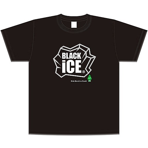 リトルツリー Tシャツ BLACK iCE LOGO　Little Trees　Mサイズ_画像1