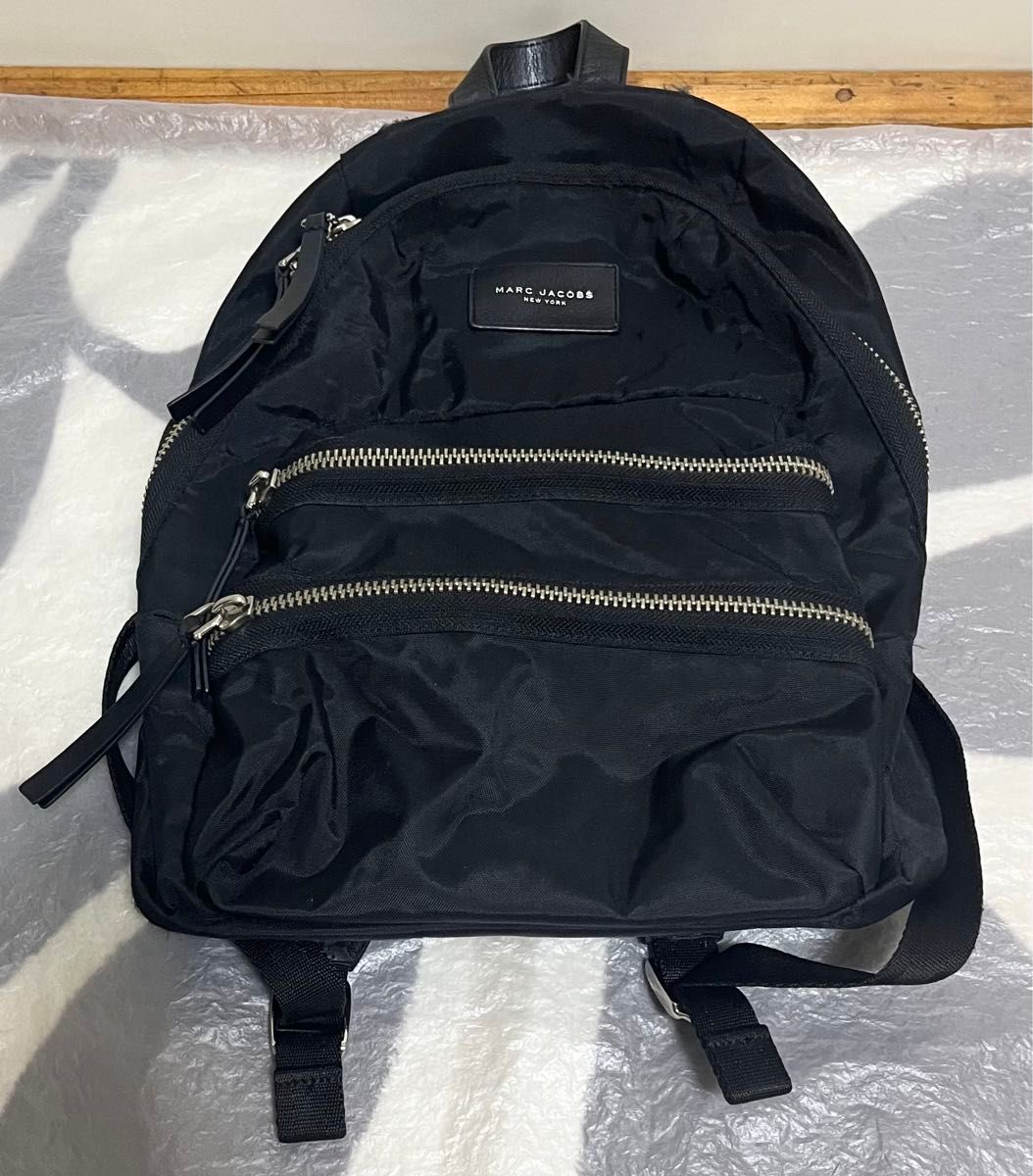 美品✨MARC JACOBS マークジェイコブス リュック バイカー 黒 A4可 MARC JACOBS マークジェイコブス リュック A4可 バックパック