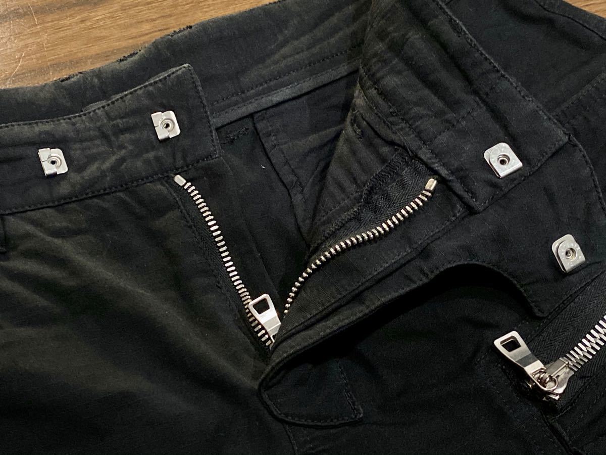 BALMAIN バルマン ハーフパンツ カーゴ ショートパンツ ブラック