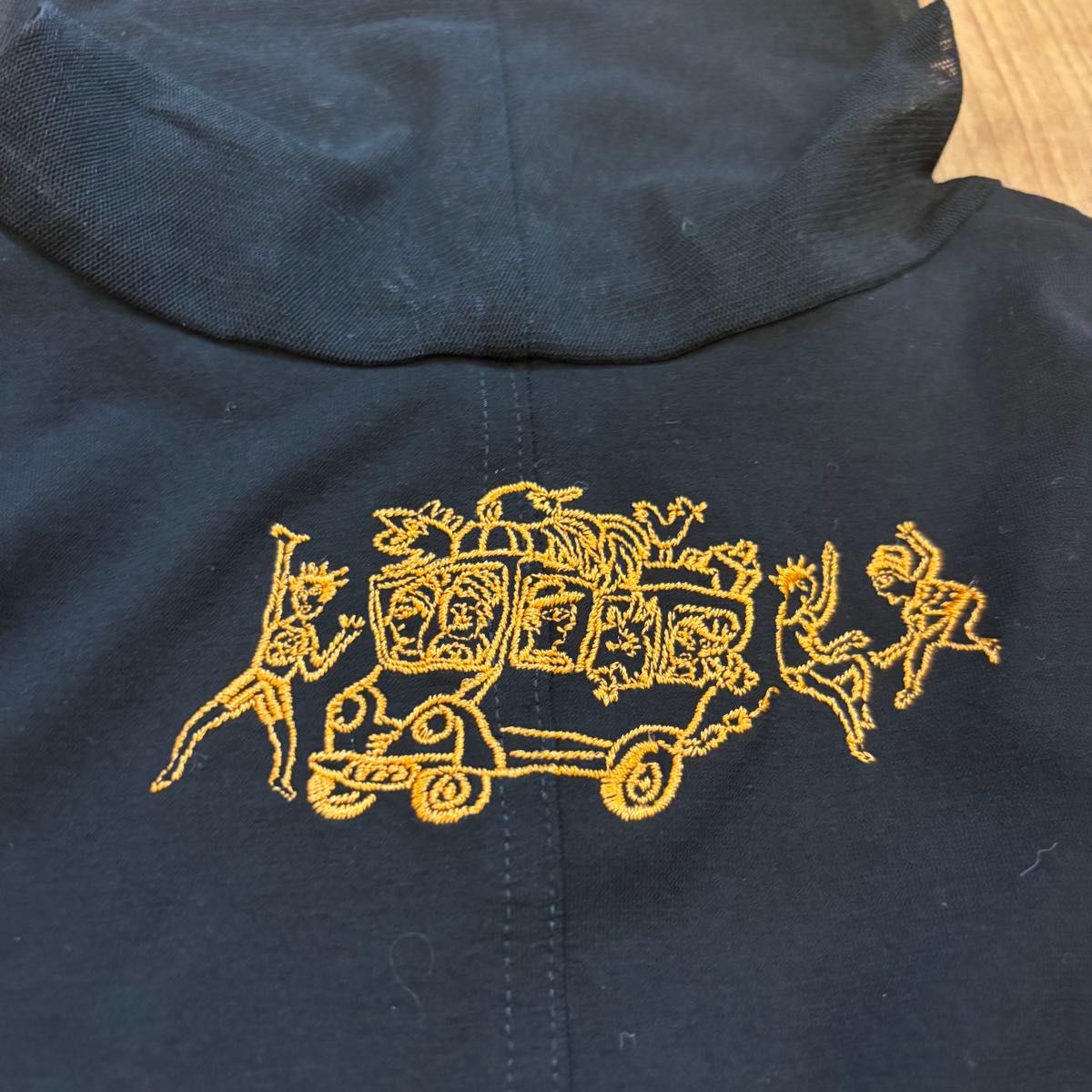美品 tokuko 1er vol トクコプルミエ シルク刺繍ブルゾン 美品】TOKUKO 1er VOL トクコプルミエヴォル 袖メッシュ