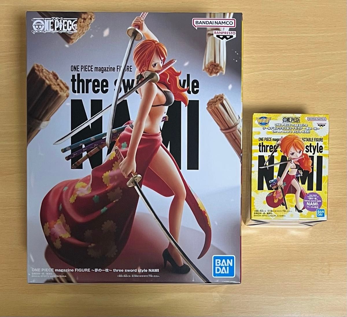 one piece ワンピース ナミ 夢の一枚 コレクタブルフィギュア 未開封 ONE PIECE magazine 夢の一枚 ワンピース ナミ 三刀流