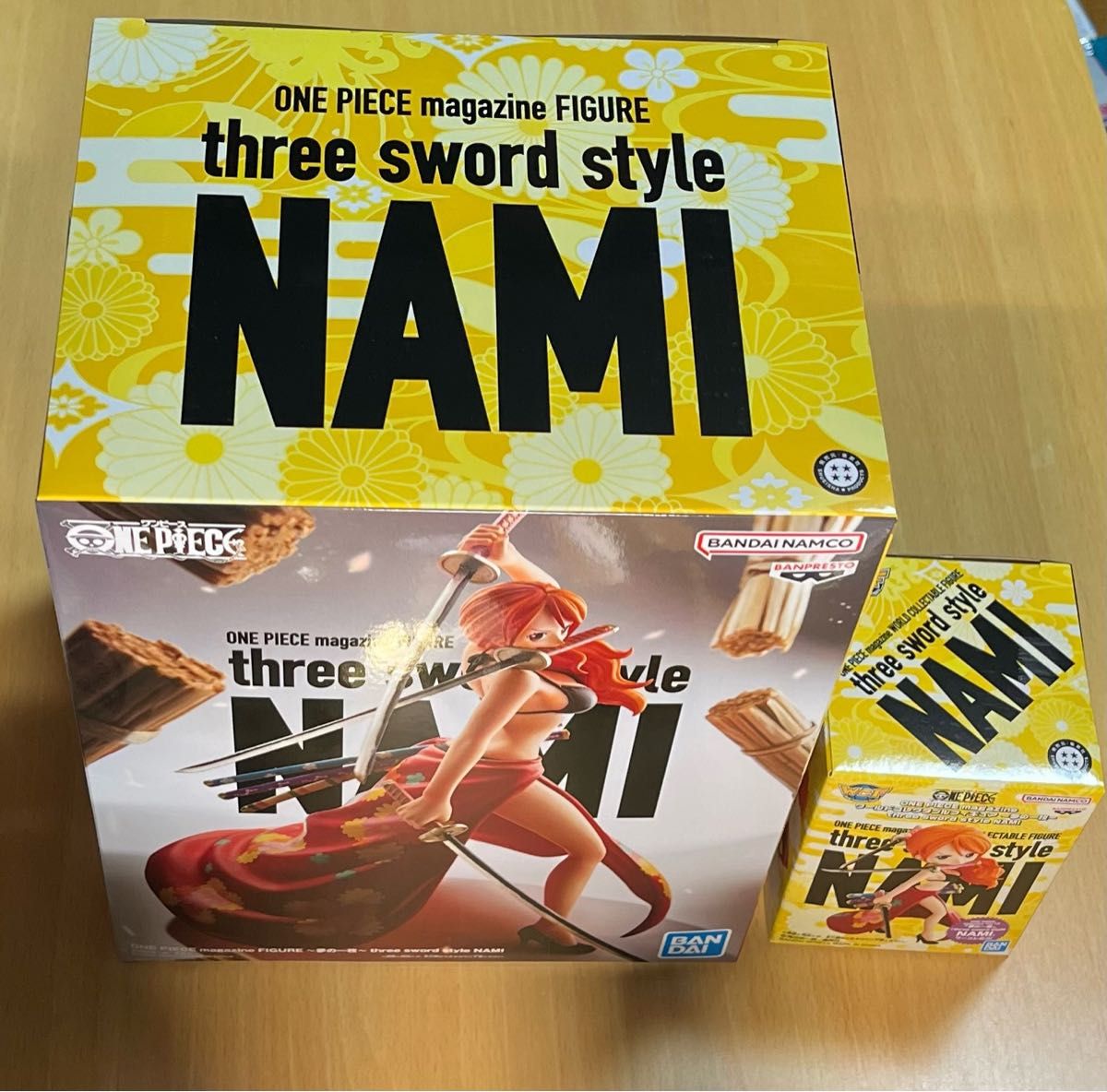 ワンピース ONE PIECE magazine FIGURE 3体セット ONE PIECE magazine 夢の一枚 ワンピース ナミ 三刀流