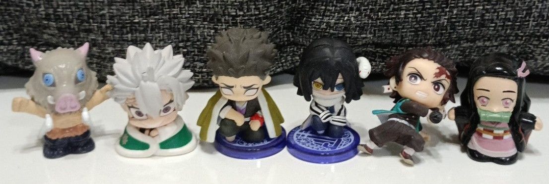 鬼滅の刃 フィギュア 6体セット おまけ付き 鬼滅の刃 ミニフィギュア 6体セット フィギュア キャラクター