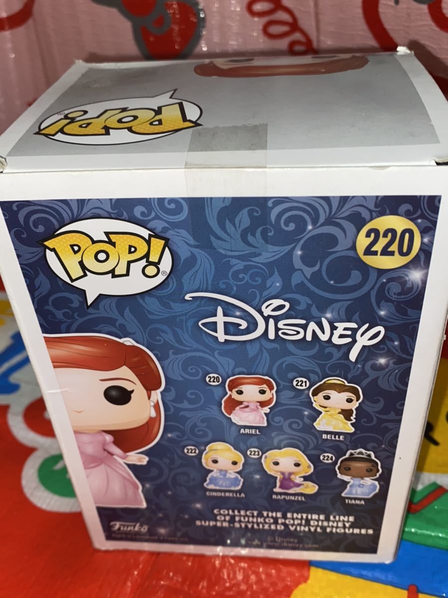 220 Funko POP ファンコ Disney ディズニー ARIEL アリエル ディズニープリンセス フィギュア 女の子 可愛い インテリア  コレクション