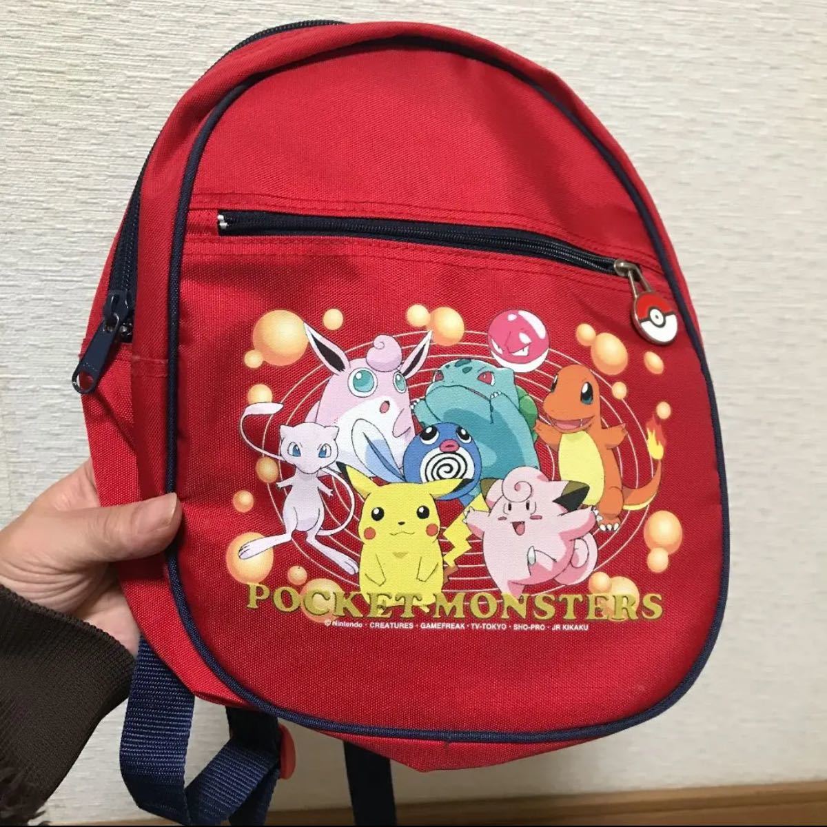 Paypayフリマ キッズ ポケモン リュック 赤 中古品 Paypayフリマ キッズ ポケモン リュック 赤 中古品