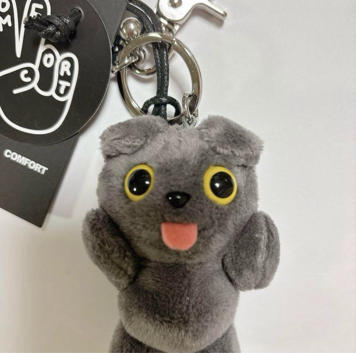 【COMFORT】MUNK KEY RING キーホルダー 新品未使用】COMFORT MUNK KEY RING GREY キーホルダー