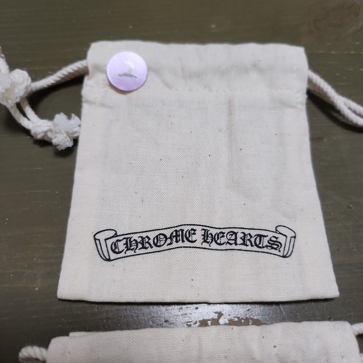 クロムハーツ アクセサリー巾着袋 Chrome Hearts クロムハーツ 布袋 付属品 巾着袋 付属品