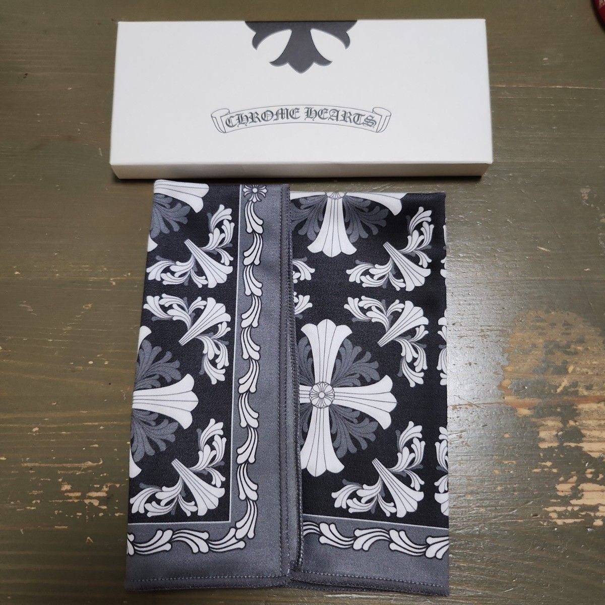【最安値】クロムハーツChromehearts クロス模様ハンカチメガネ拭き十字 Chrome Hearts クロムハーツ アイウェアクロス クロス メガネ