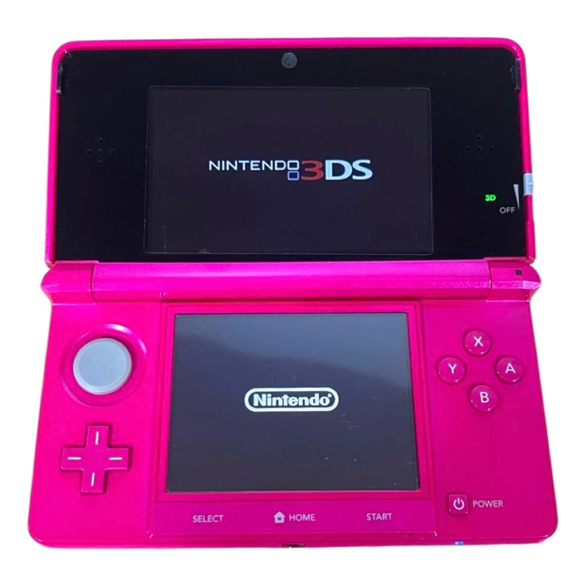 【即購入可】ポケットモンスター サン ニンテンドー3DS本体・充電器付 Nintendo 3DS + ACアダプター + ポケモンX+タッチペン ピンク