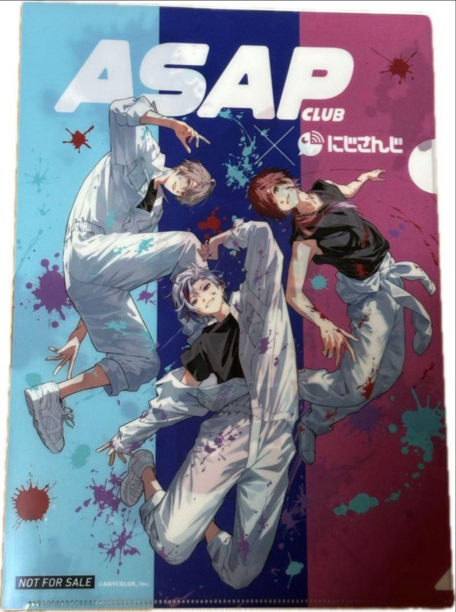 にじさん×ASAPクリアファイル にじさんじ ASAP クリアファイル 不破湊 ローレン・イロアス