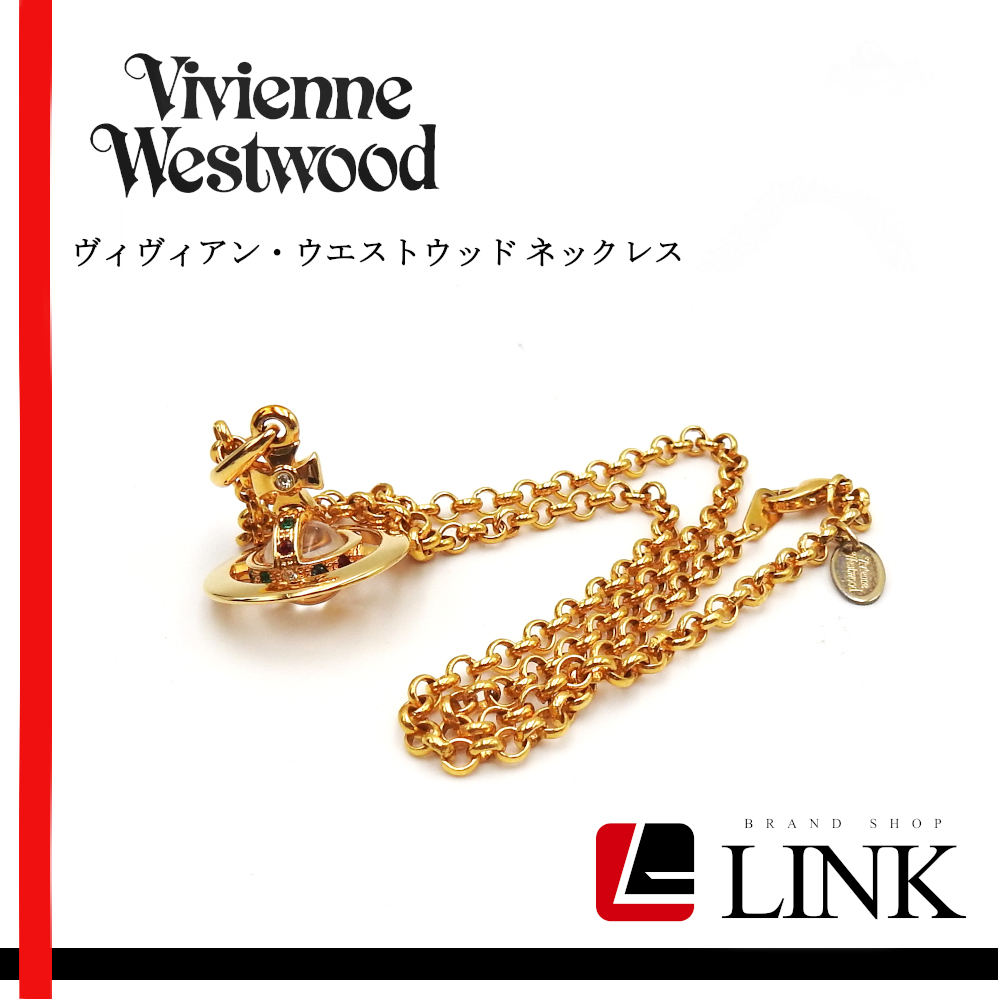 [ стандартный товар ] Vivienne Westwood колье маленький o-b подвеска Gold Vivienne Westwood аксессуары 