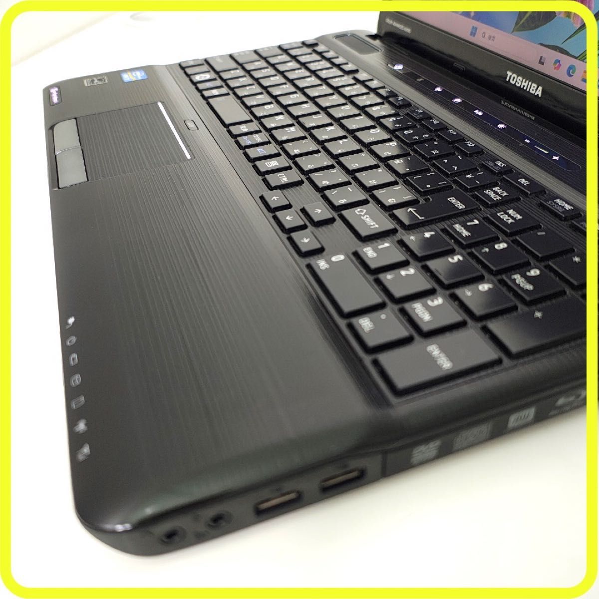 東芝ⅰ7✨新品SSD/メモリ8GB✨ブルーレイ✨フルHD✨カメラ付きPC✨薄型 Core i7 新品SSD512GB windows11 ノートパソコン 483 東芝