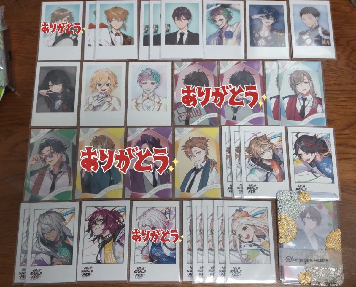 &TEAM HARUA ラキドロ チェキ 缶バッジ アクスタ ミニピケット にじさんじ チェキ風カード ろふまお 缶バッジ アクスタ ポスト