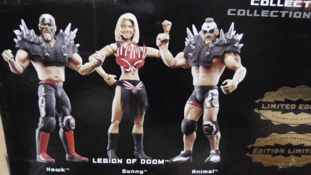 JAKKS WWE CLASSIC SUPER STARS регулирование on obdu-m load * Warrior z ограничение Hawk & животное & Sunny нераспечатанный 