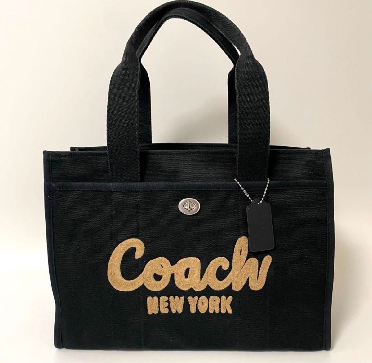COACH コーチ トールテータム 大容量 ハンドバッグ トートバッグ ブラック コーチ トートバッグ カーゴ ブラック|Yahoo!フリマ(旧PayPay