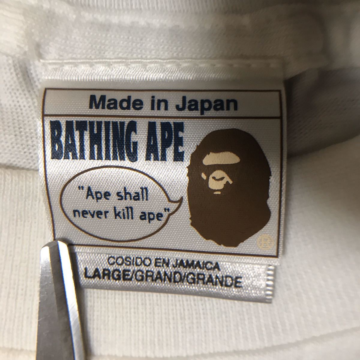 ★新品★ 初期 oneita ボディ Tシャツ Lサイズ a bathing ape bape 90s 裏原宿 スケシン アメコミ nigo エイプ ベイプ vintage nowhere_画像8