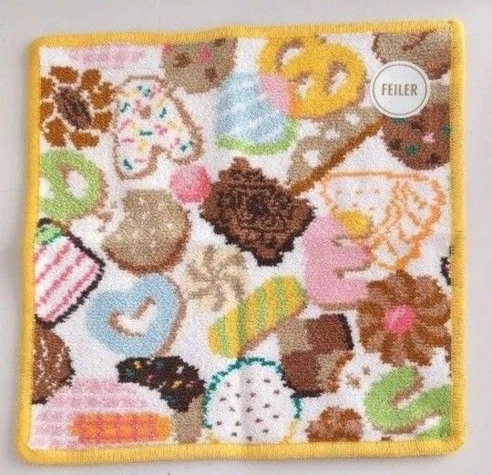 【完売品】ラブラリーバイフェイラー FEILER クッキーズ 新品】フェイラー クッキーズ ハンカチ ラブラリーバイ
