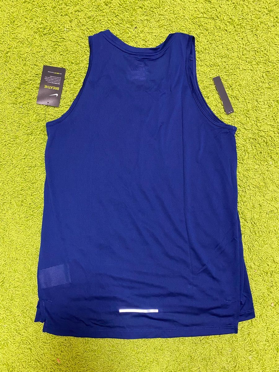 Paypayフリマ 新品 Nike ナイキ メンズランニングタンクトップ ノースリーブ 風車ナイキ紺