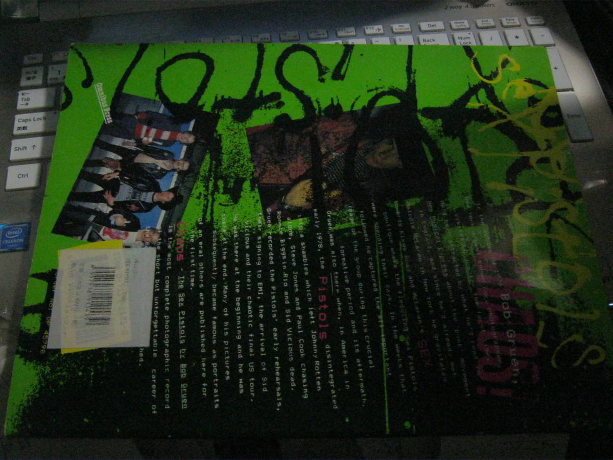 SEX PISTOLS セックスピストルズ / CHAOS! 輸入寫真集 JOHNNY ROTTEN SID VICIOUS STEVE JONES PAUL COOK