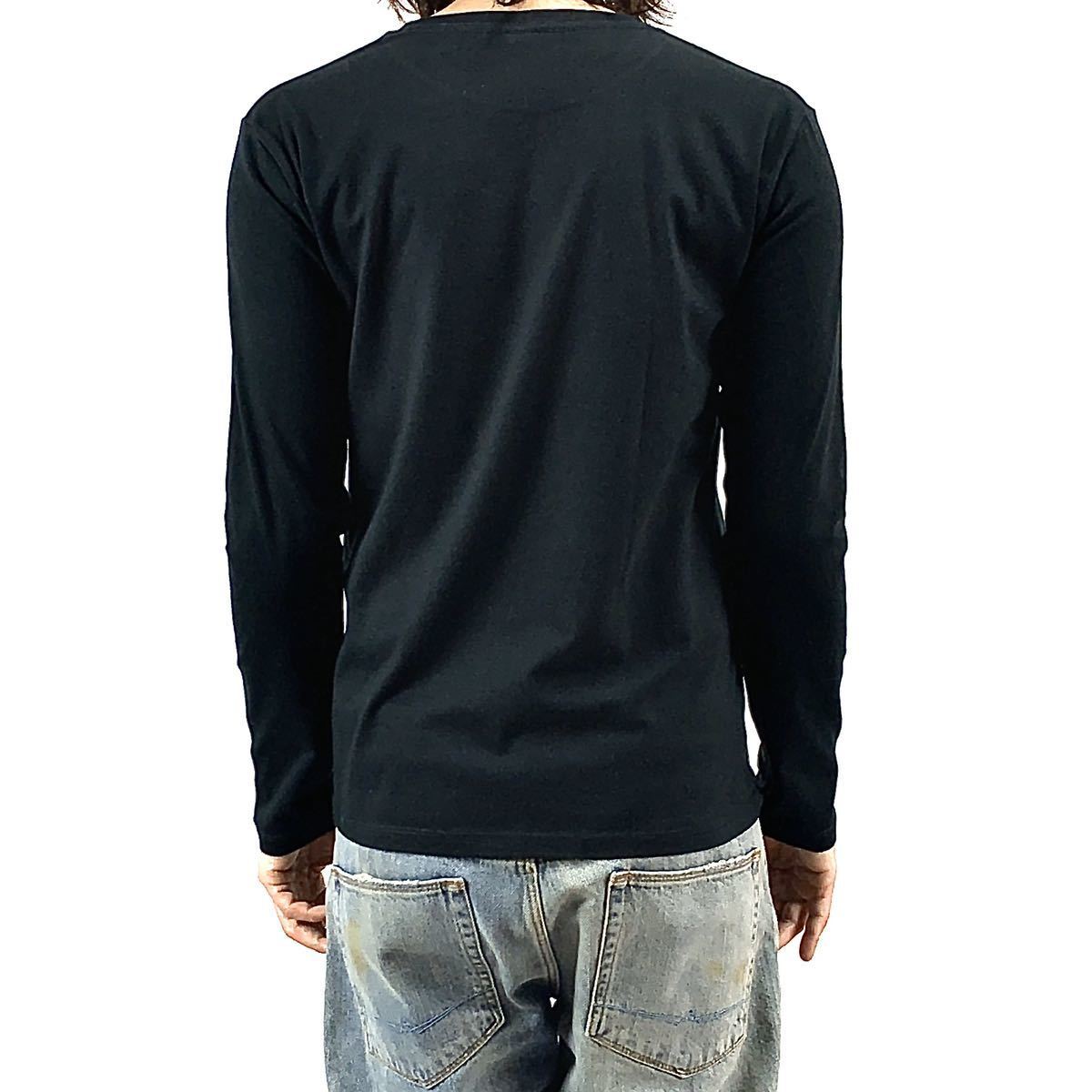 新品 ビートルズ カートゥーン ジョン リッケンバッカー 黒 ロンT 長袖 Tシャツ XS S M L XL ビッグ オーバー サイズ XXL~4XL パーカー 可_画像4
