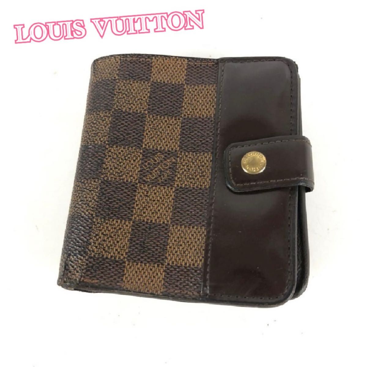 涼くんママ 財布 ダミエ コンパクトジップ コンパクト LOUIS VUITTON ルイヴィトン ダミエ コンパクトジップ 二つ折り