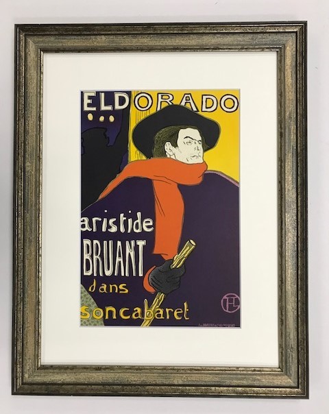 【特価】　≪　　 トゥールーズ　ロートレック　　≫　　リトグラフ【石版画】　　ELDORADO 　　1966年　　TOULOUSE-LAUTREC_画像1