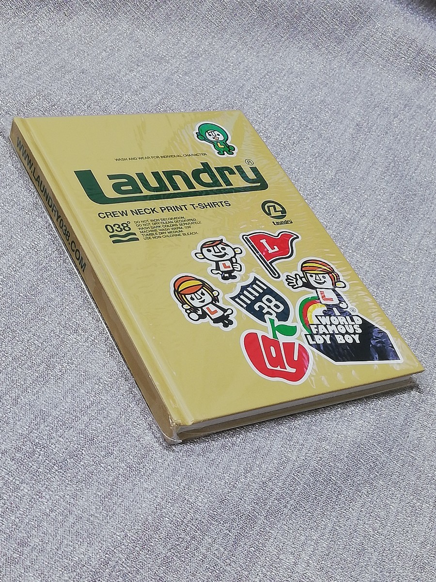 Paypayフリマ Laundry ステッカー風 ハードカバーノート Ldy Boy Paypayフリマ Laundry ステッカー風 ハードカバーノート Ldy Boy
