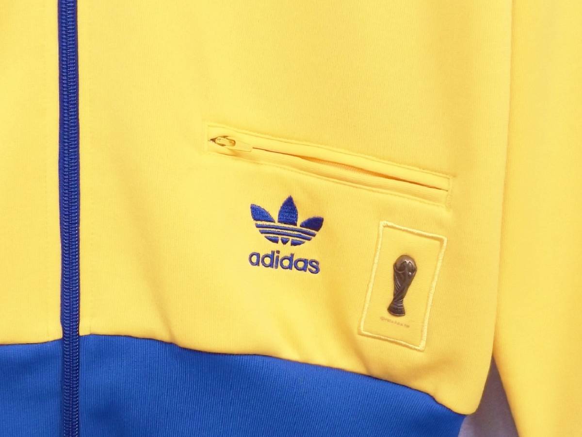 adidas アディダス ジャージ トラックトップ サッカー スウェーデン 代表 オールドモデル 2006 ドイツ ワールドカップ 記念 復刻 送料無料