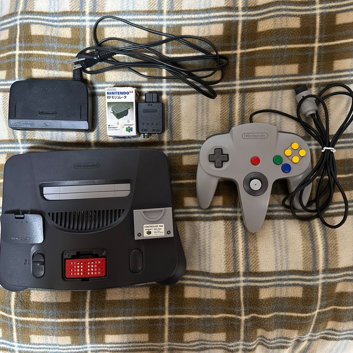 ★ニンテンドー64 本体 拡張パック コントローラー アダプター etc.セット NINTENDO64 ニンテンドー64本体 コントローラー メモリー拡張