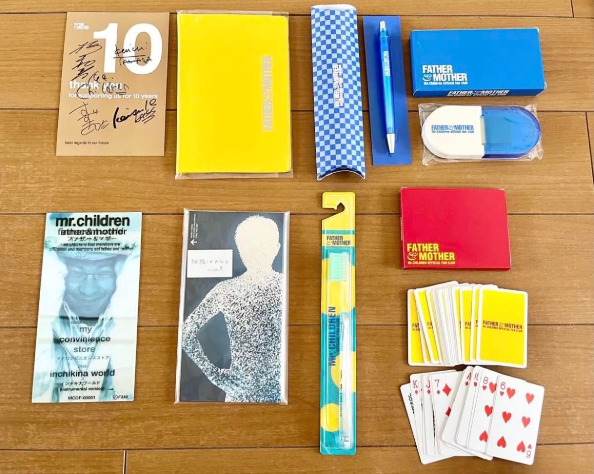 新品未使用☆Mr.Children25周年ツアーグッズ&ファンクラブグッズ Mr ChildrenファンクラブFATHER&MOTHERグッズ8点|Yahoo!フリマ