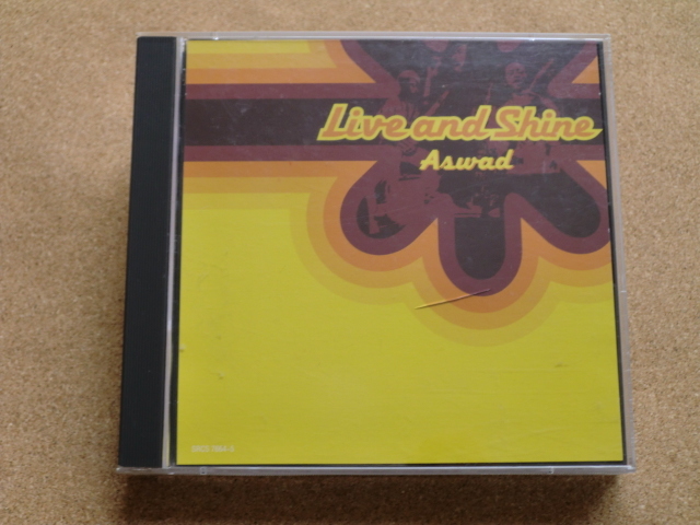 ＊【CD+８cmCD】Aswad ／Live And Shine（SRCS7664/5）（日本盤）_画像1